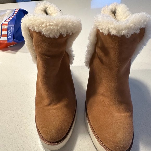 Coach Wedge Boots size 8 - Picture 1 of 6